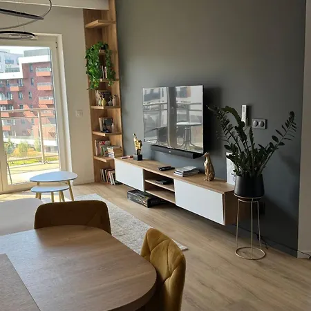 Lägenhet Central Park Apartment - Luxury, Cozy, Garage Wrocław